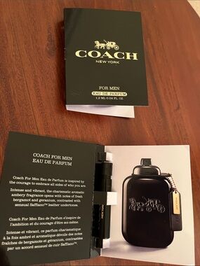 Coach For Men Eau de Parfum Sample Spray Set (2) – New & Unused